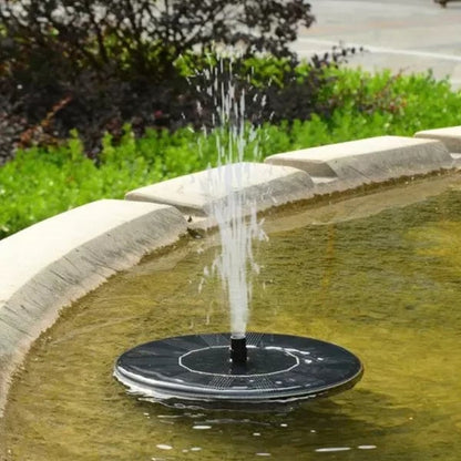 ☀️⛲ Solarbrunnen-Pumpe – mit 4 Düsen für Vogeltränke & Garten (16 cm / 6,3 Zoll)