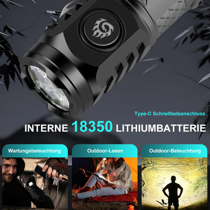 ✨🔥Three-Eyed Monster Mini Taschenlampe🔦 – Ultrastark, kompakt & wiederaufladbar