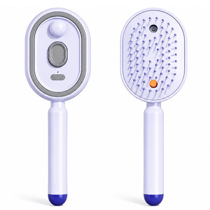 🔥Brosse de Massage du Cuir Chevelu Électrique avec Brume et Lumière Rouge