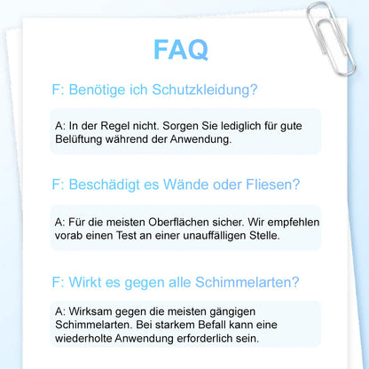 🔥🏠Hochwirksames Schimmelspray – verhindert Schimmelneubildung🛡️Schützen Sie Ihre und die Gesundheit Ihrer Familie