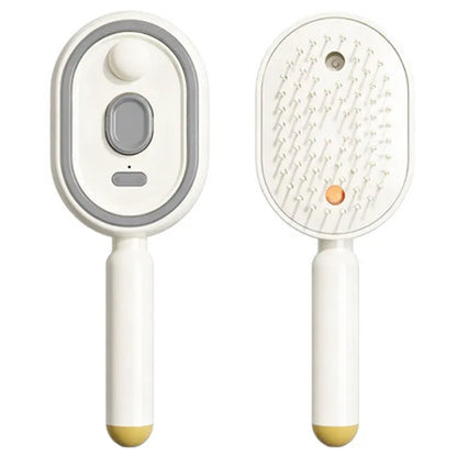 🔥Brosse de Massage du Cuir Chevelu Électrique avec Brume et Lumière Rouge