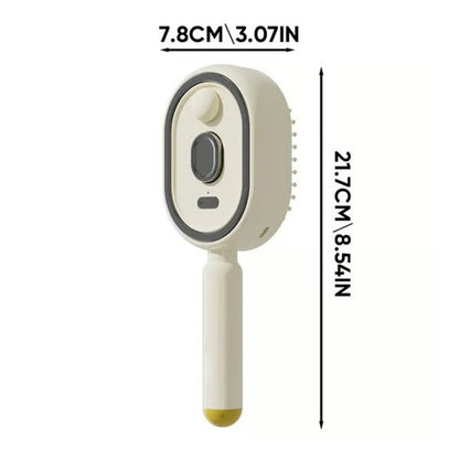 🔥Brosse de Massage du Cuir Chevelu Électrique avec Brume et Lumière Rouge