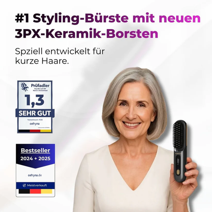 ✨🪮 Die erste intelligente Stylingbürste für kurzes Haar – präzise, sicher & mühelos ✔️