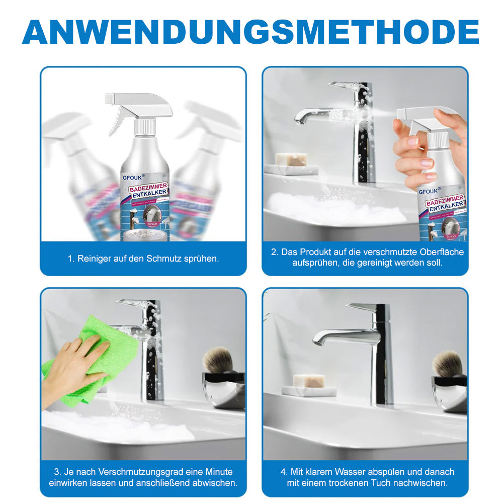 🧽 Hartnäckige-Flecken-Reiniger Spray 🏠– Multifunktions-Tiefenreinigung für Küche, Bad & mehr ✨