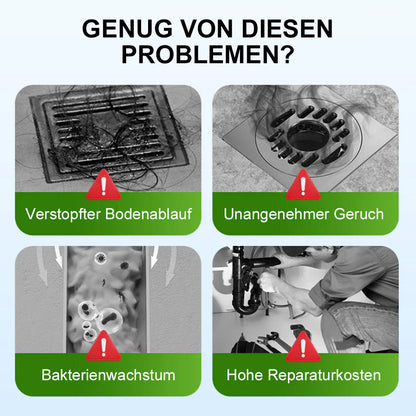 ⚡🏠Leistungsstarkes tägliches Rohrreinigungspulver – Schnellwirkend, sicher & schonend für Küche, Bad & Dusche💥