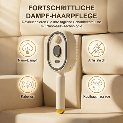 🔥Brosse de Massage du Cuir Chevelu Électrique avec Brume et Lumière Rouge