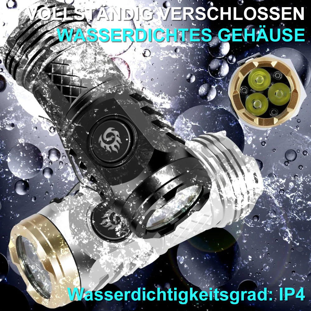 ✨🔥Three-Eyed Monster Mini Taschenlampe🔦 – Ultrastark, kompakt & wiederaufladbar