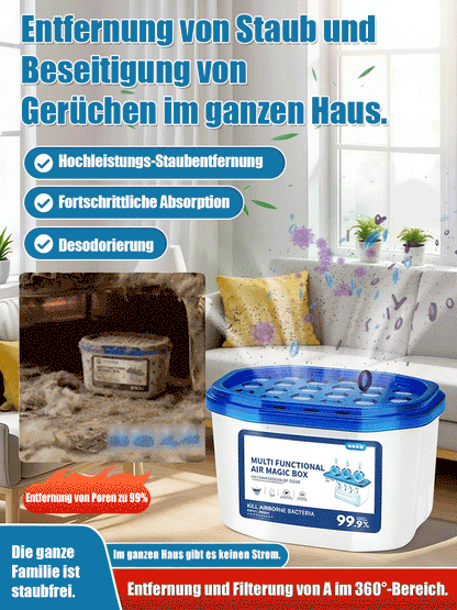 🍃🧹 Magische Staub-Stop-Box – Fängt Staub automatisch & reinigt die Luft