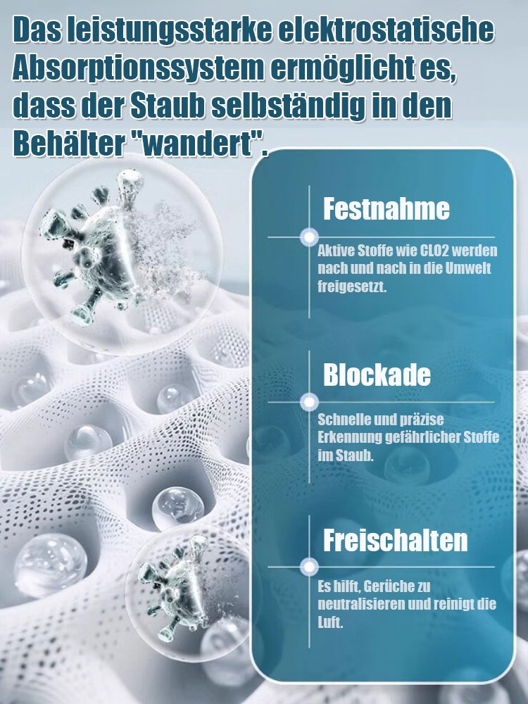 🍃🧹 Magische Staub-Stop-Box – Fängt Staub automatisch & reinigt die Luft