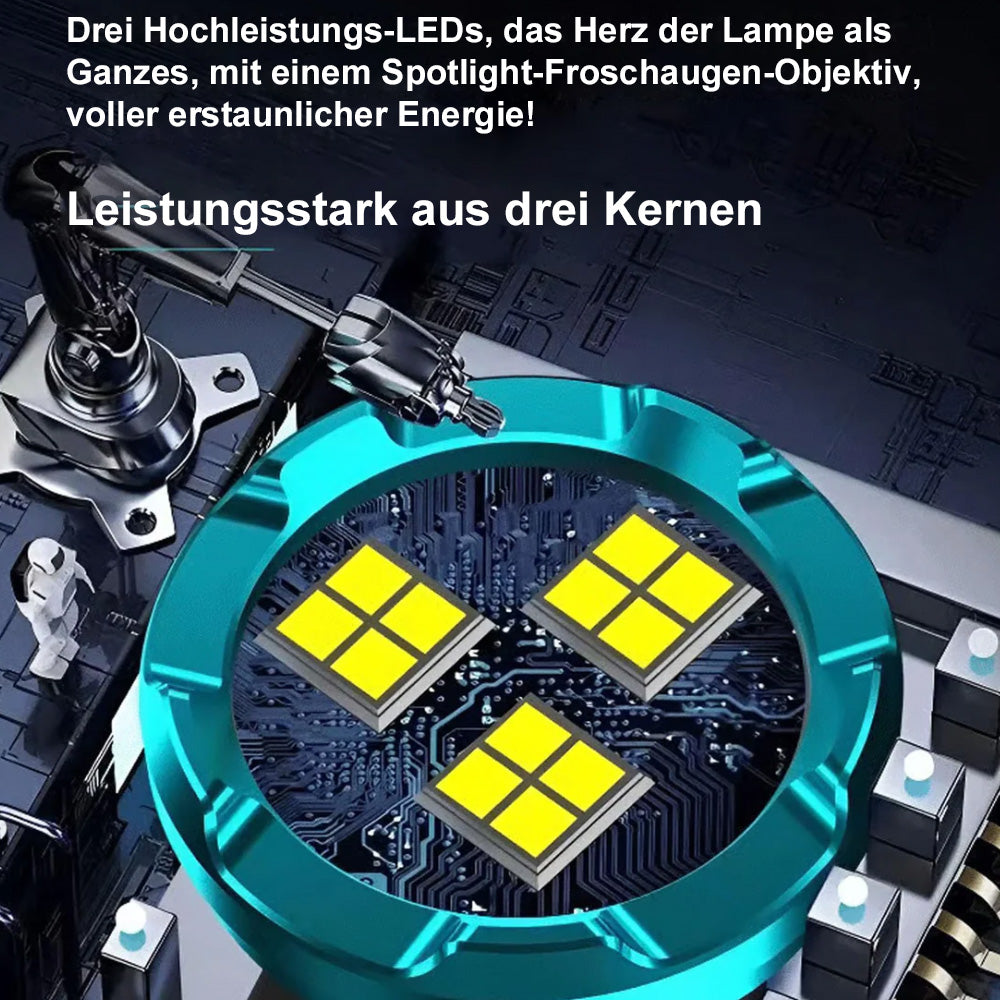 ✨🔥Three-Eyed Monster Mini Taschenlampe🔦 – Ultrastark, kompakt & wiederaufladbar