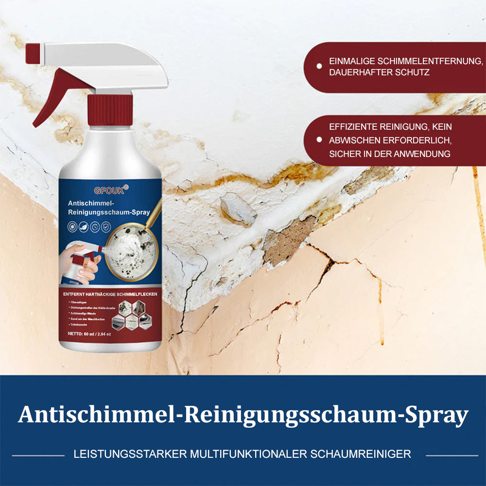 🦠 Anti-Schimmel Reinigungs­schaum Spray | Schnell wirksam, ohne Schrubben