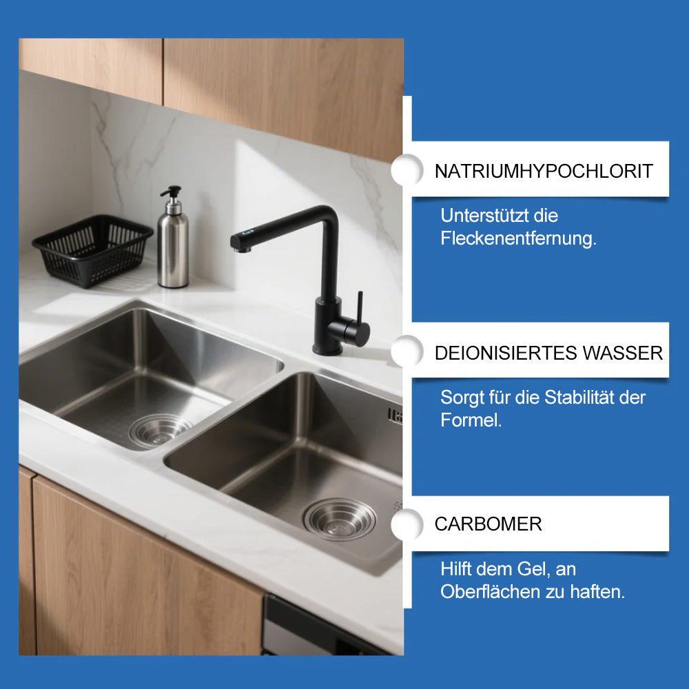 ✨🧼 Magic Schimmel-Entferner Gel– Beseitigt Schwarzschimmel & Stockflecken auf Silikonfugen, Fliesen & Duschen (Ohne Schrubben)