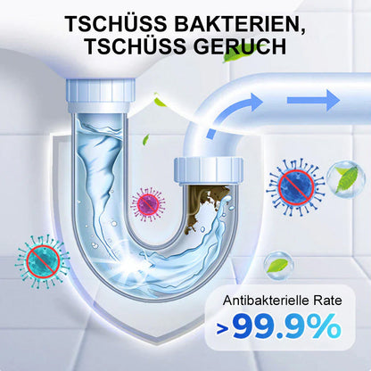 ⚡🏠Leistungsstarkes tägliches Rohrreinigungspulver – Schnellwirkend, sicher & schonend für Küche, Bad & Dusche💥