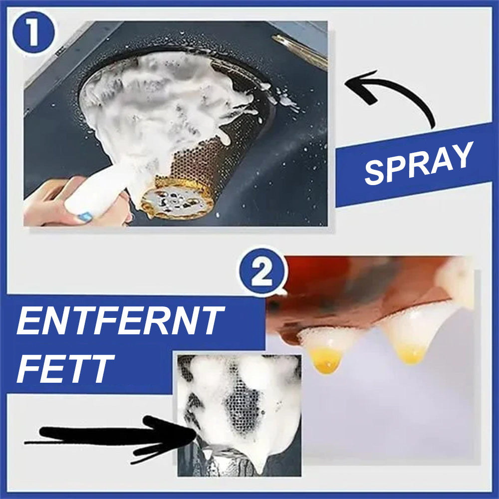 ✨🛠️Hochwirksames Fettlöser-Schaumspray – Entfernt Fett, Eingebranntes & Rost mühelos ohne Schrubben