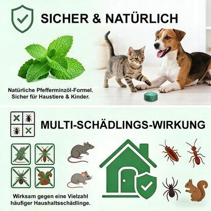 🐭Natürliche Pfefferminz-Kugeln gegen Mäuse & Insekten – Effektiv & Chemiefrei