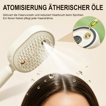 🔥Brosse de Massage du Cuir Chevelu Électrique avec Brume et Lumière Rouge