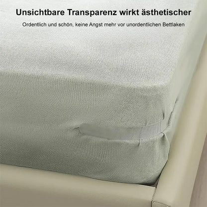🛌 Anti‑Rutsch Bettlakenhalter – Starke Eckclips für glatte, straffe Laken ohne Verrutschen
