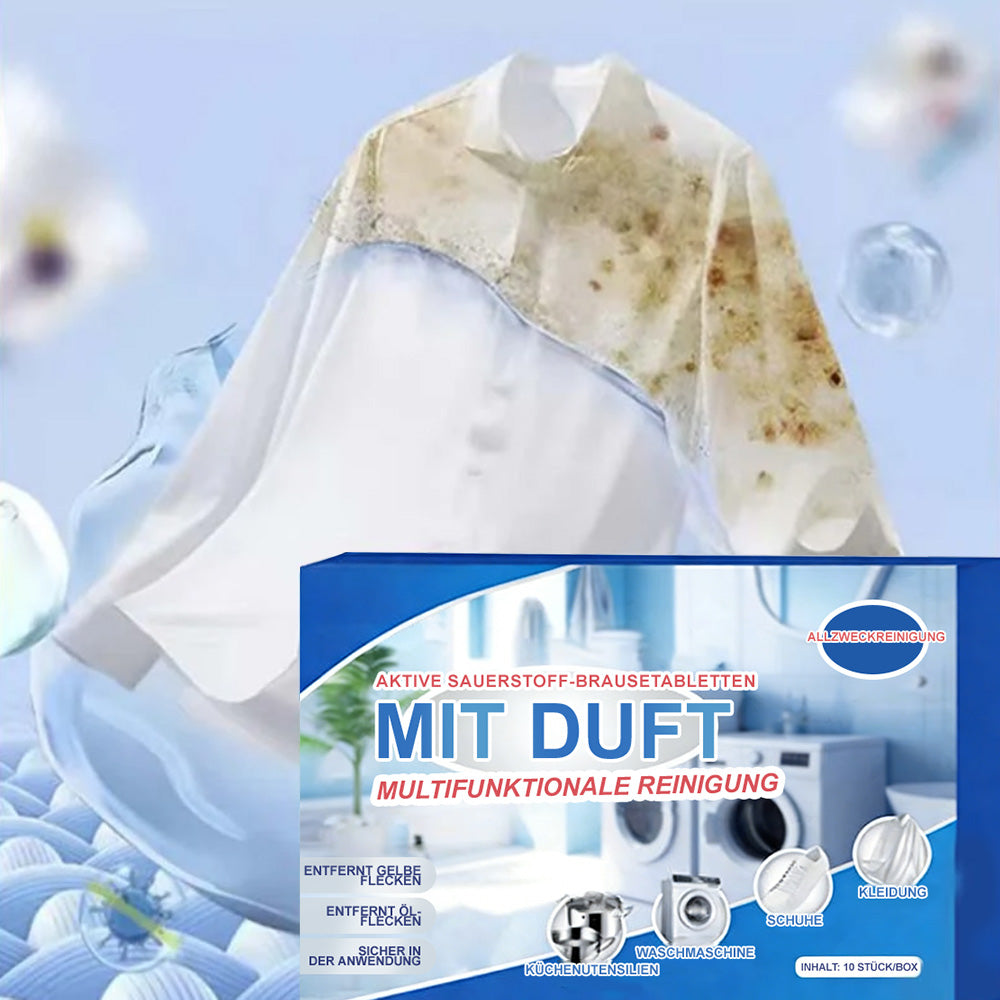 ✨Allzweck-Sauerstoff-Reinigungstabletten🫧– Kraftvolle Tiefenreinigung für Haushalt & Wäsche (10 Stück/Box)