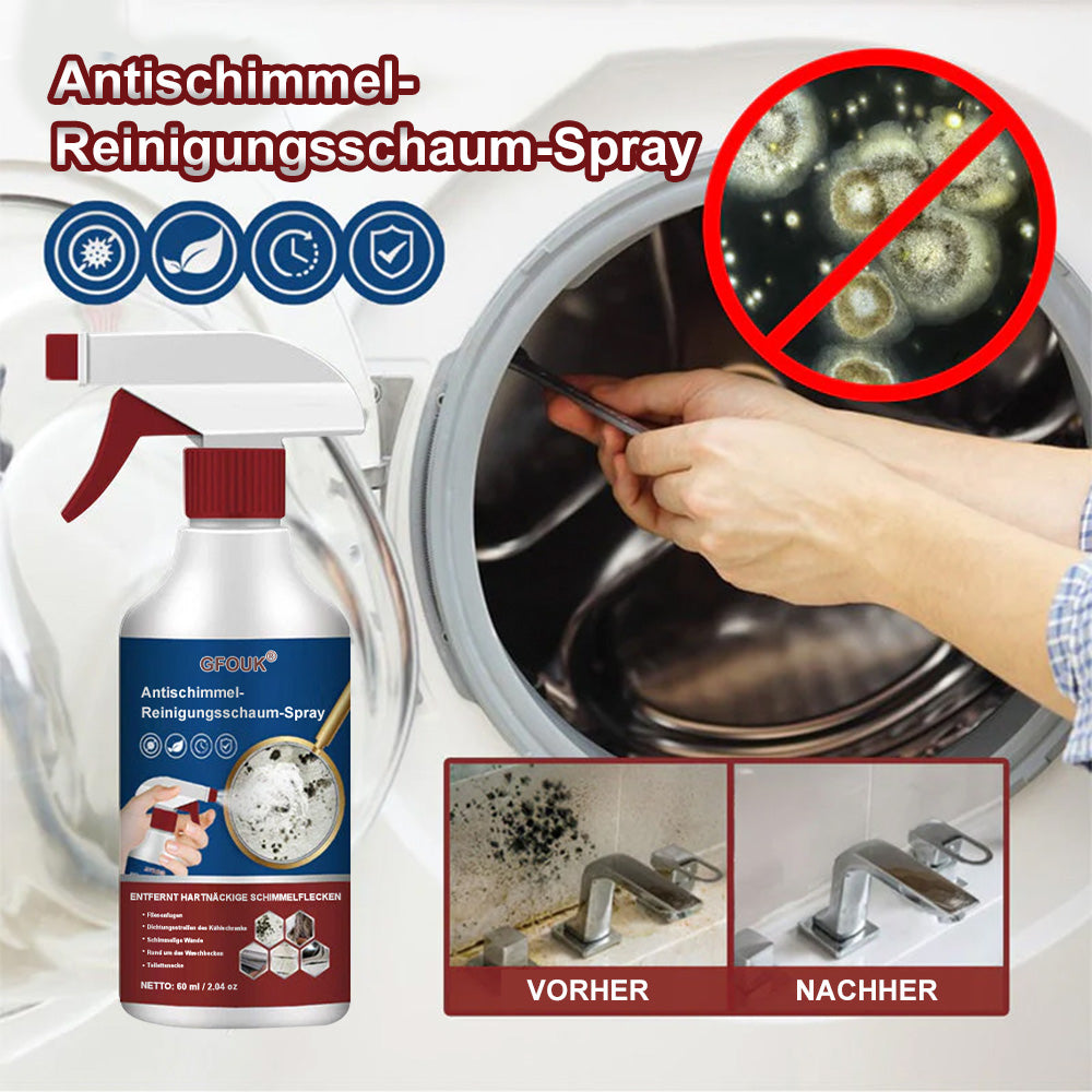 🦠 Anti-Schimmel Reinigungs­schaum Spray | Schnell wirksam, ohne Schrubben