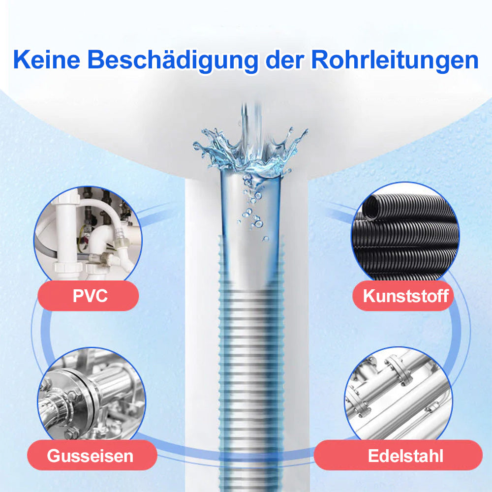 ✨🚰 Leistungsstarkes Rohrreinigungsmittel – schnelle Beseitigung von Verstopfungen, sicher für Rohre und vielseitig einsetzbar 🛠️🚿