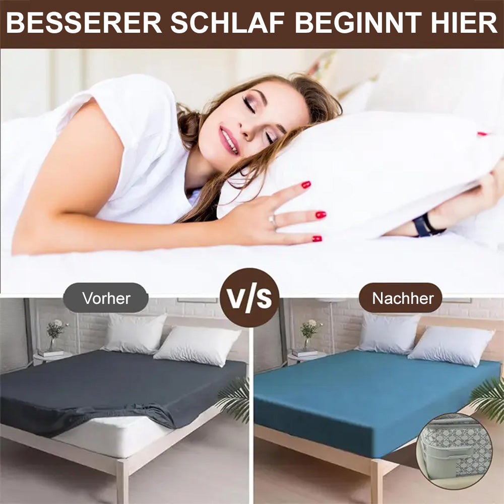 🛌 Anti‑Rutsch Bettlakenhalter – Starke Eckclips für glatte, straffe Laken ohne Verrutschen