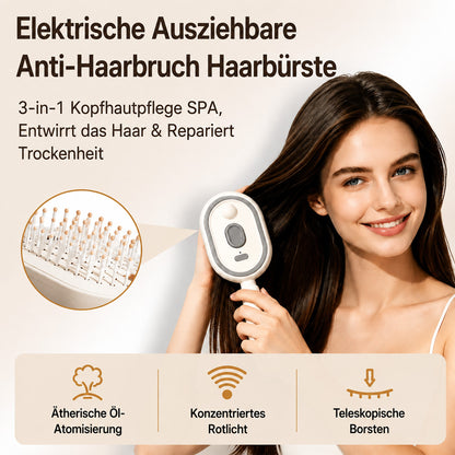 🔥Brosse de Massage du Cuir Chevelu Électrique avec Brume et Lumière Rouge