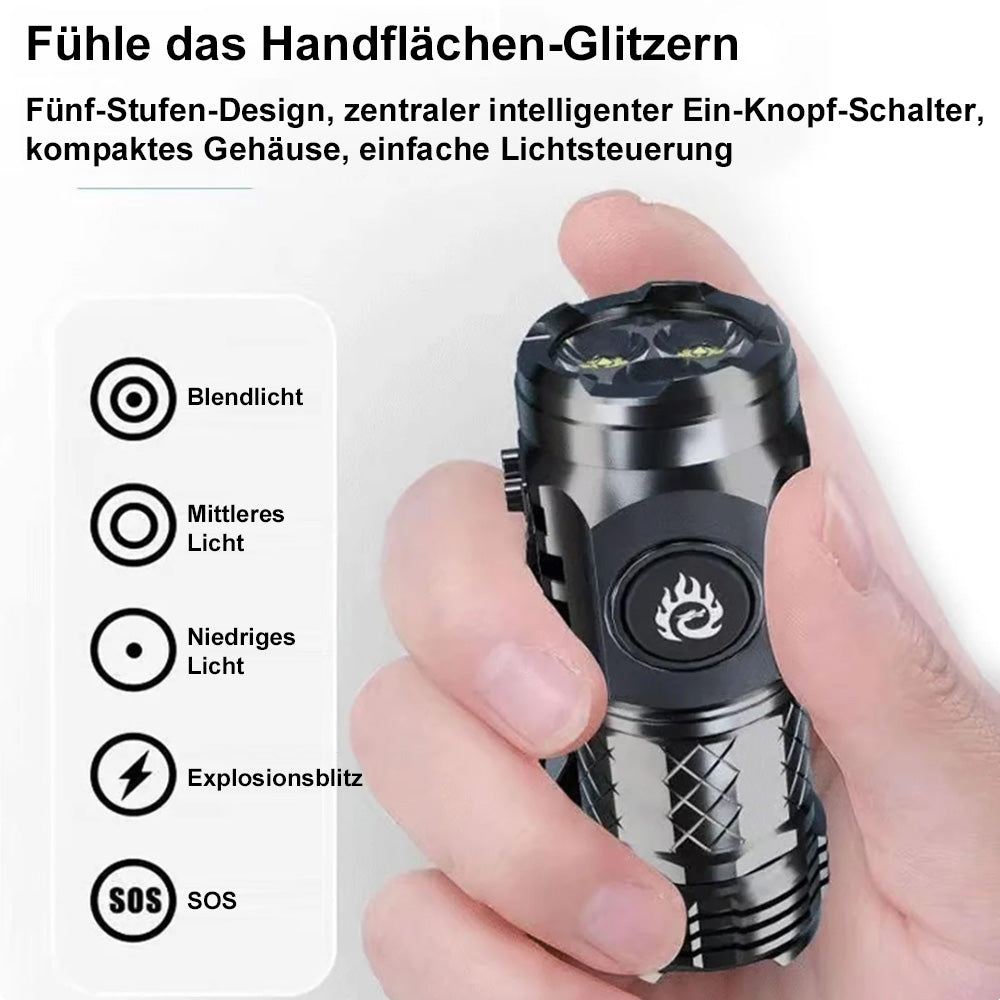 ✨🔥Three-Eyed Monster Mini Taschenlampe🔦 – Ultrastark, kompakt & wiederaufladbar