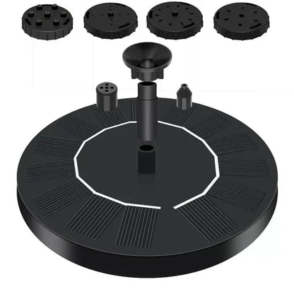 ☀️⛲ Solarbrunnen-Pumpe – mit 4 Düsen für Vogeltränke & Garten (16 cm / 6,3 Zoll)