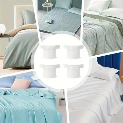🛌 Anti‑Rutsch Bettlakenhalter – Starke Eckclips für glatte, straffe Laken ohne Verrutschen